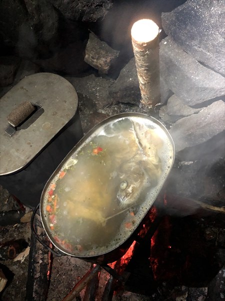 Решили вернуть рыбу в воду